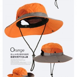 防紫外線防曬/舒適透氣/戶外登山繩遮陽帽